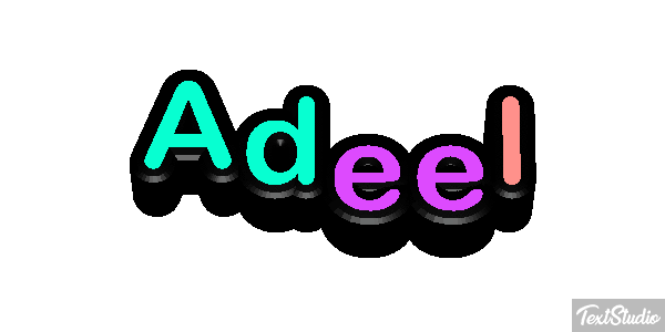 Adeel Text effect