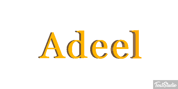 Adeel Text effect