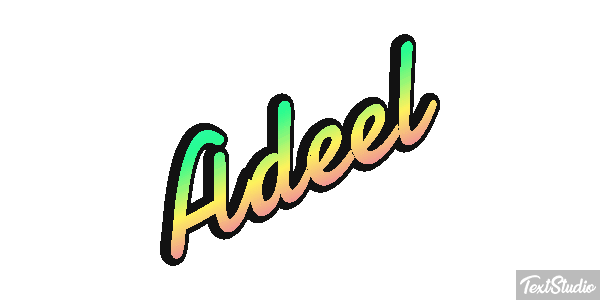 Adeel Text effect