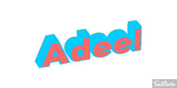 Adeel Text effect