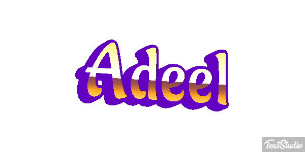 Adeel Text effect