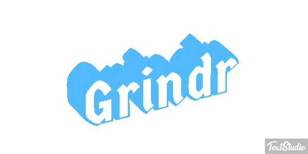 Grindr Effet de texte