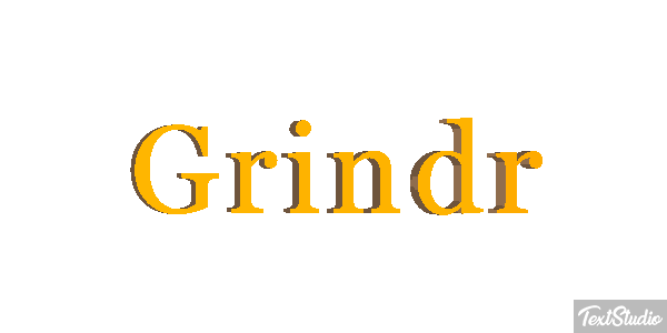 Grindr Effet de texte
