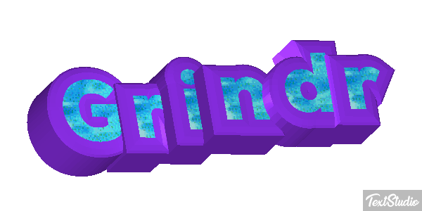 Grindr Effet de texte