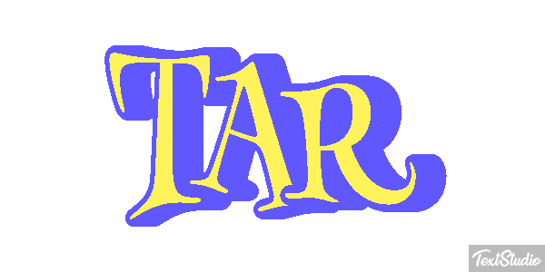 TAR Text effect
