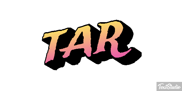 TAR Text effect