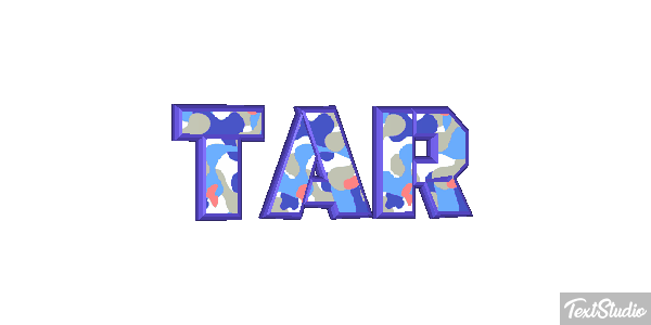 TAR Text effect