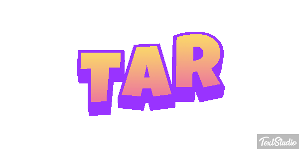 TAR Text effect
