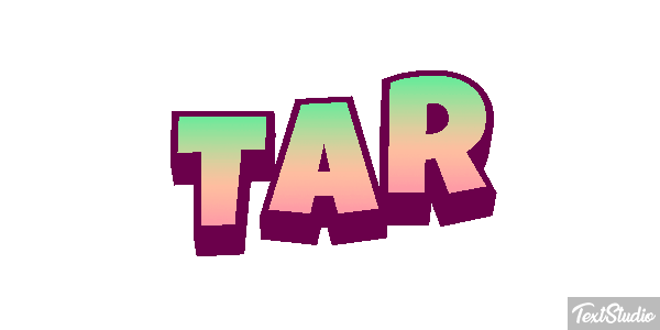 TAR Text effect