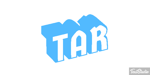 TAR Text effect