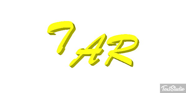 TAR Text effect