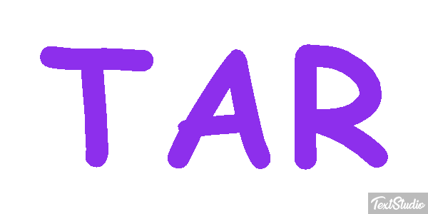 TAR Text effect