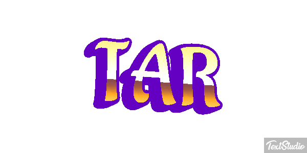 TAR Text effect