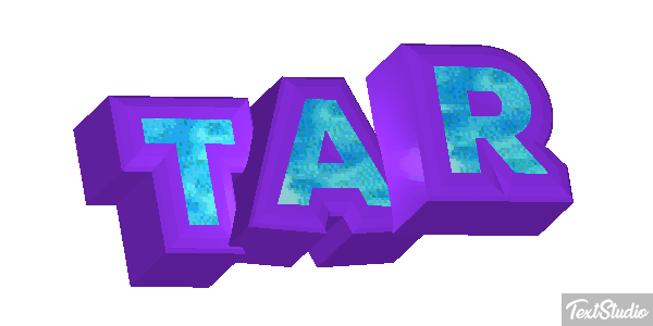 TAR Text effect