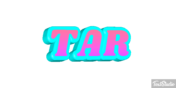 TAR Text effect