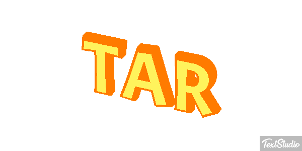TAR Text effect