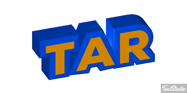 TAR Text effect