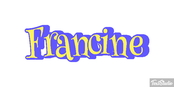 Francine Text effect