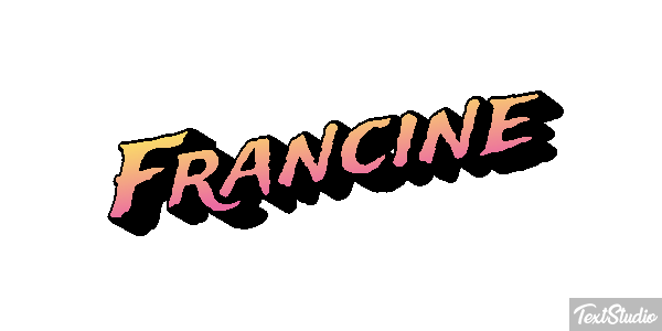 Francine Text effect