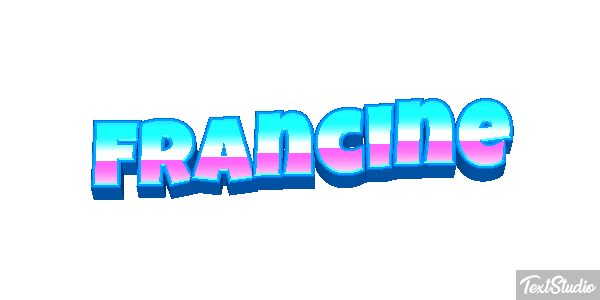 Francine Text effect