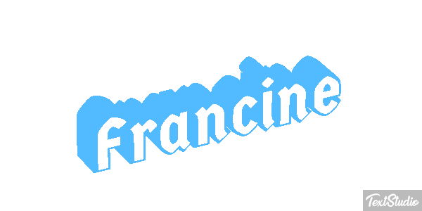 Francine Text effect