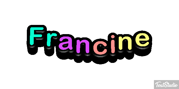Francine Text effect
