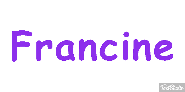 Francine Text effect