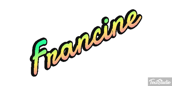 Francine Text effect