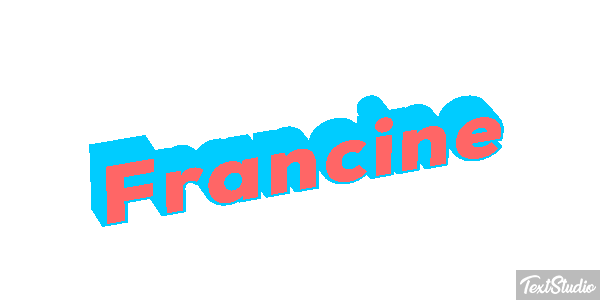 Francine Text effect