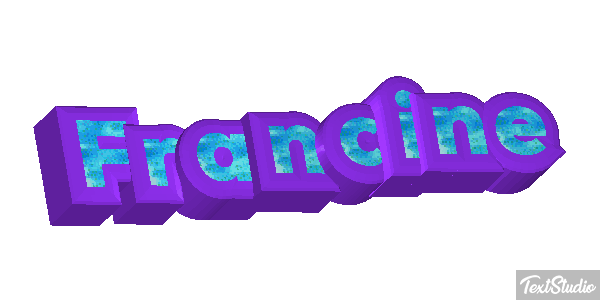 Francine Text effect