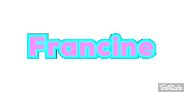 Francine Text effect