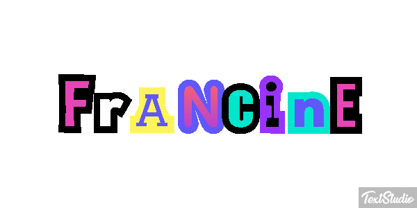 Francine Text effect