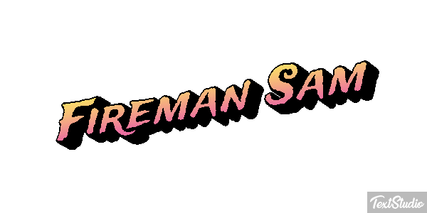 Fireman Sam Text effect