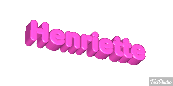 Henriette Текстовый эффект