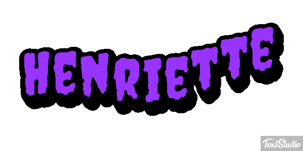 Henriette Текстовый эффект