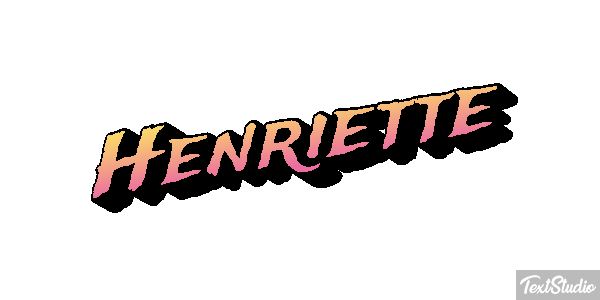 Henriette Текстовый эффект