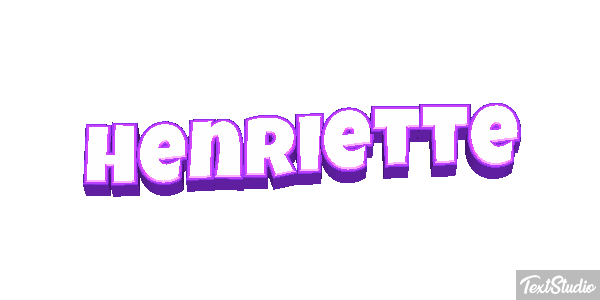 Henriette Текстовый эффект