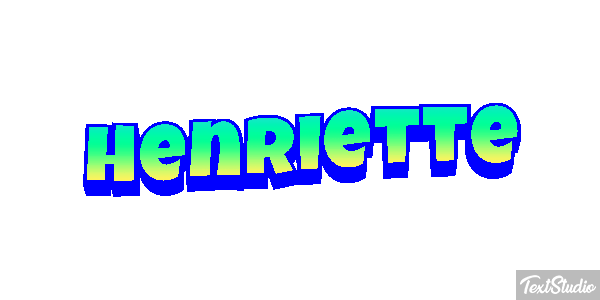 Henriette Текстовый эффект