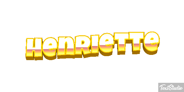 Henriette Текстовый эффект