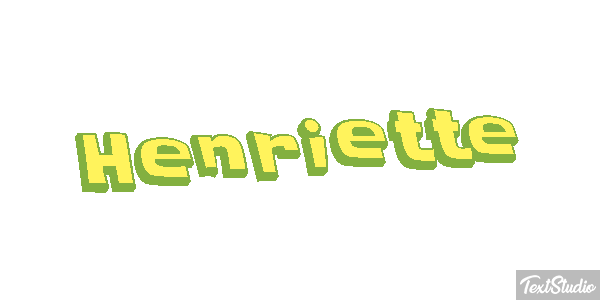 Henriette Текстовый эффект