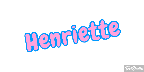 Henriette Текстовый эффект