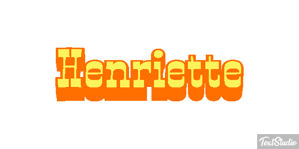 Henriette Текстовый эффект