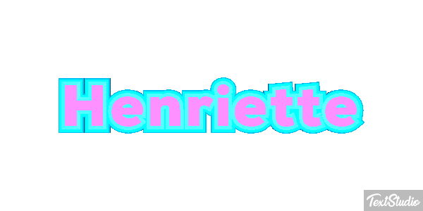 Henriette Текстовый эффект