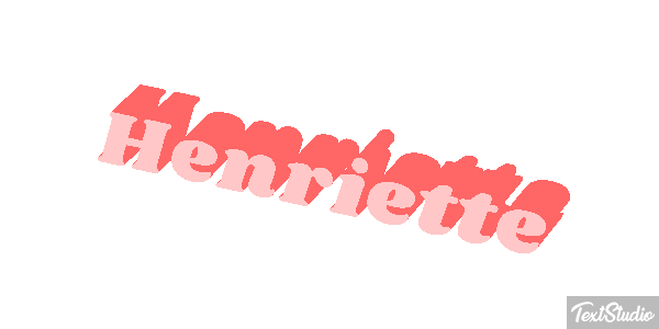 Henriette Текстовый эффект