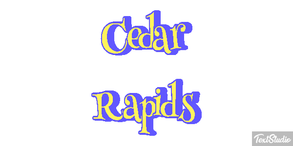 Cedar Rapids Tekst effect