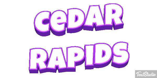 Cedar Rapids Tekst effect