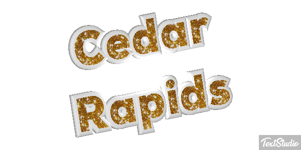 Cedar Rapids Tekst effect