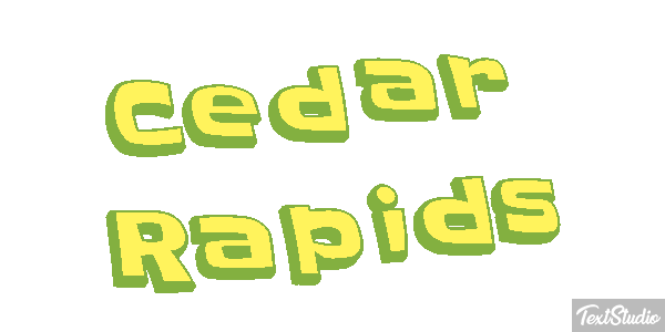 Cedar Rapids Tekst effect