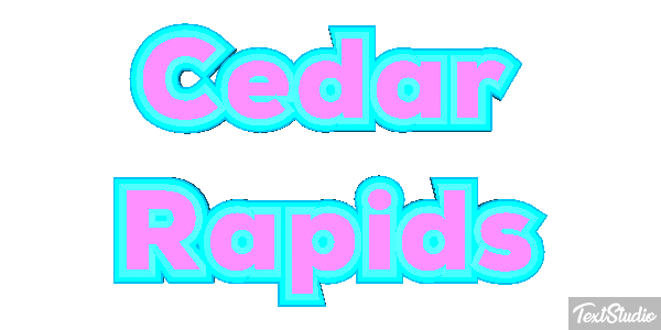Cedar Rapids Tekst effect