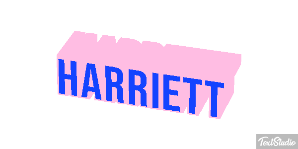 Harriett Текстовый эффект
